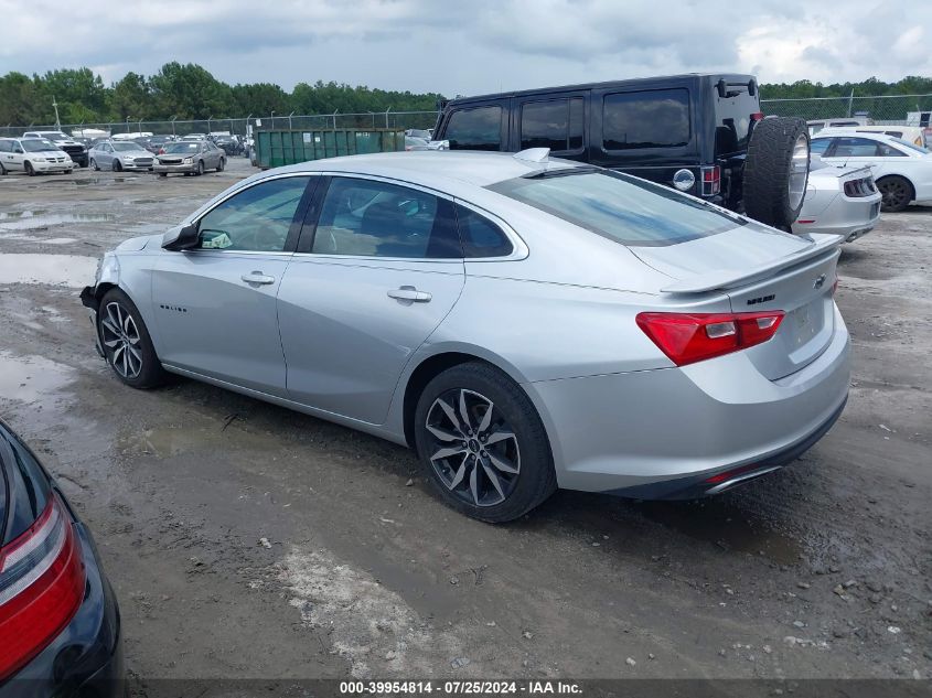 2021 Chevrolet Malibu Fwd Rs VIN: 1G1ZG5ST5MF074145 Lot: 39954814