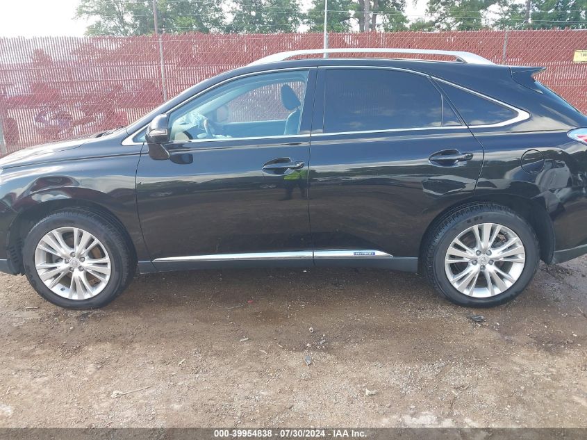 2011 Lexus Rx 450H VIN: JTJBC1BA1B2033864 Lot: 39954838