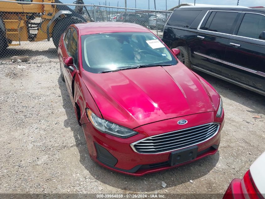 2019 Ford Fusion S VIN: 3FA6P0G7XKR113858 Lot: 39954859