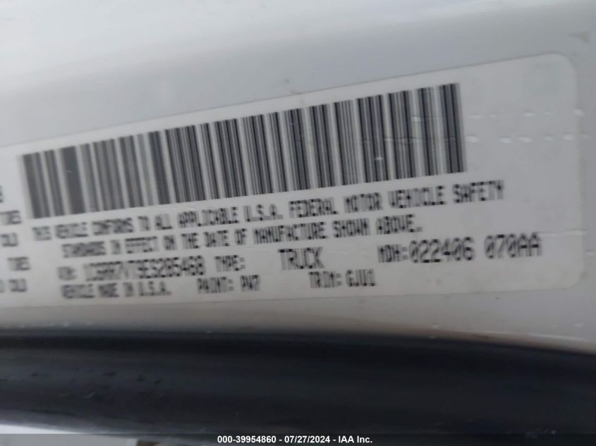 2014 RAM 1500 LARAMIE - 1C6RR7VT9ES285468