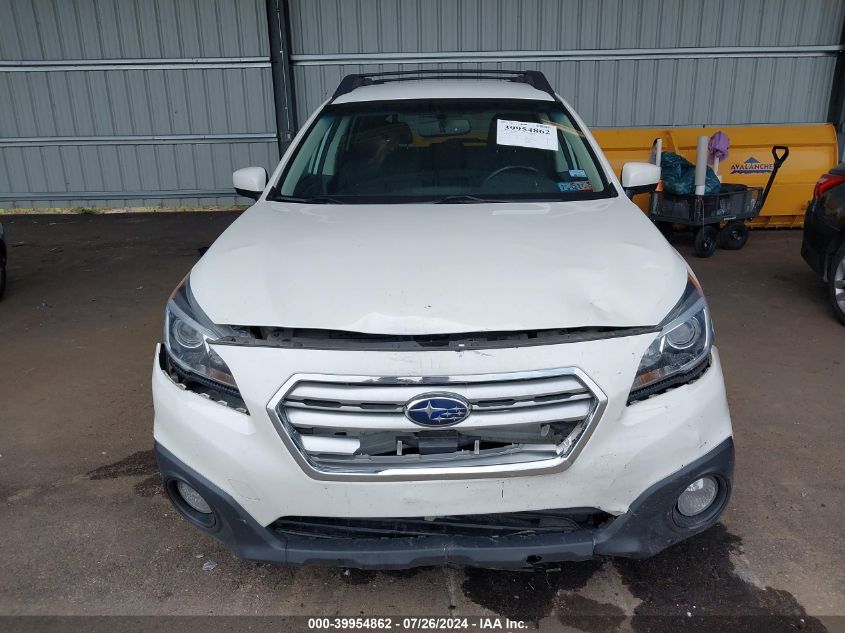 2016 Subaru Outback 2.5I Premium VIN: 4S4BSACC0G3273751 Lot: 39954862