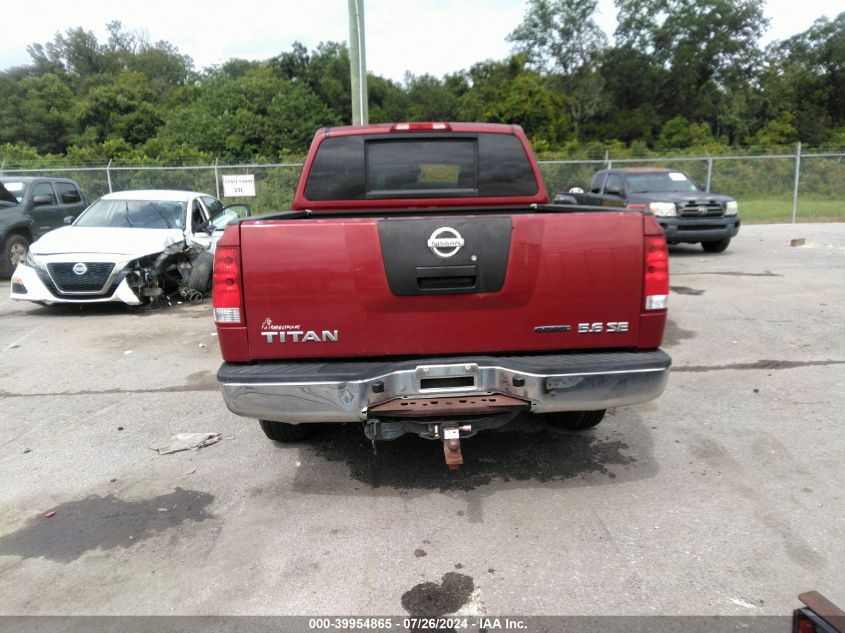 2008 Nissan Titan Se VIN: 1N6BA07D18N321670 Lot: 39954865