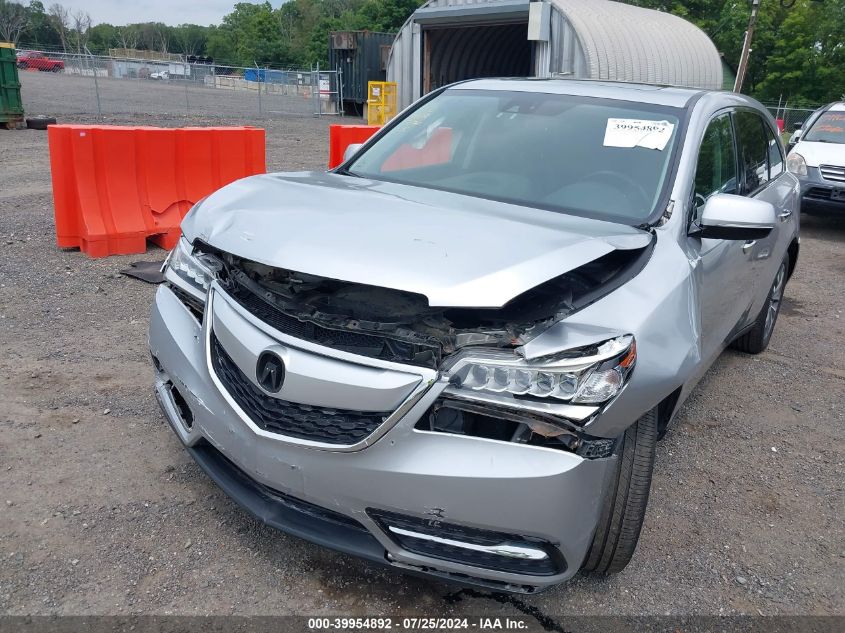 2015 Acura Mdx Technology Package VIN: 5FRYD4H41FB012530 Lot: 39954892