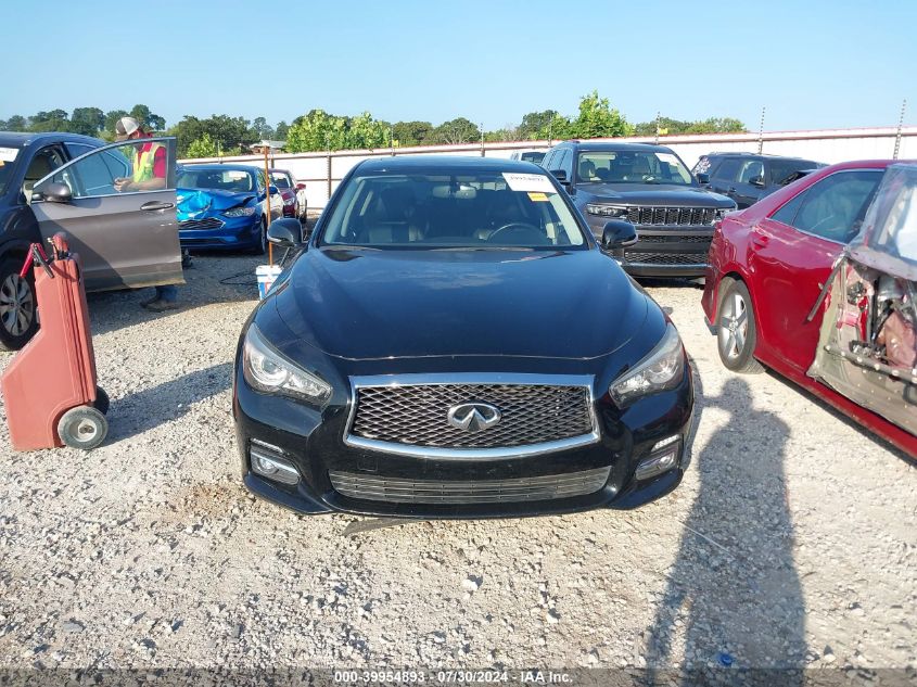 2014 Infiniti Q50 Premium VIN: JN1BV7AR8EM693399 Lot: 39954893