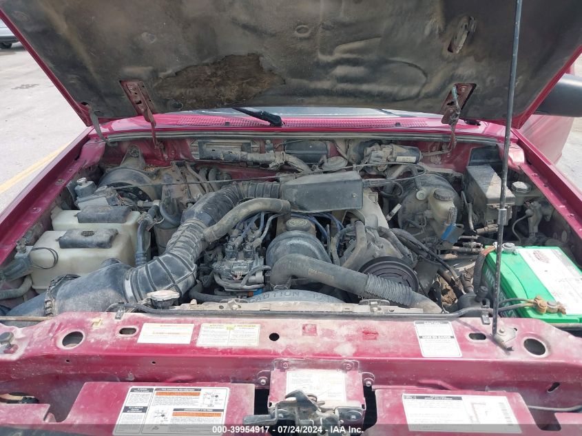 1995 Ford Ranger Super Cab VIN: 1FTCR14A8SPA37030 Lot: 39954917