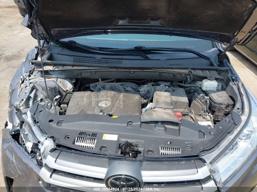 2017 Toyota Highlander Xle VIN: 5TDKZRFH6HS515027 Lot: 39954924