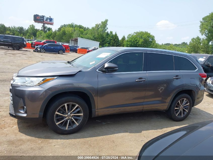 2017 Toyota Highlander Xle VIN: 5TDKZRFH6HS515027 Lot: 39954924