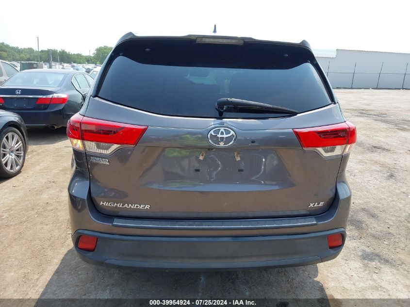 2017 Toyota Highlander Xle VIN: 5TDKZRFH6HS515027 Lot: 39954924