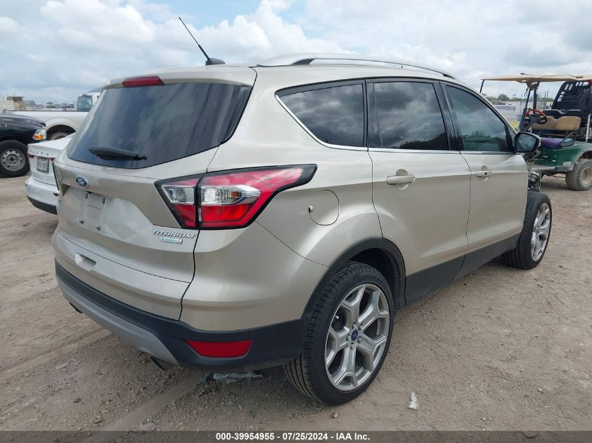 2017 FORD ESCAPE TITANIUM - 1FMCU0J9XHUD40450