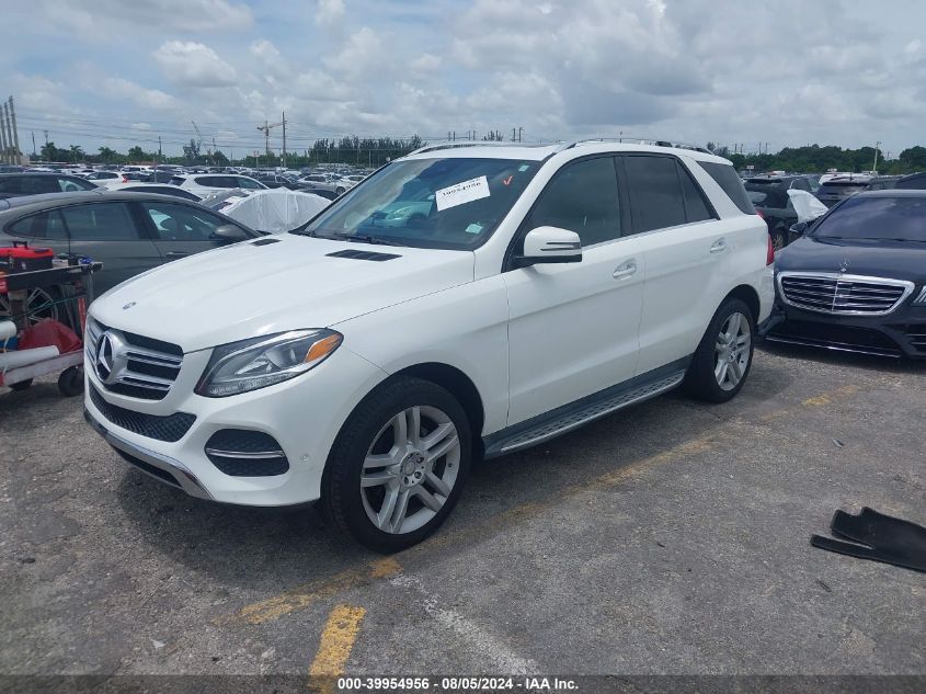 2017 Mercedes-Benz Gle 350 VIN: 4JGDA5JB3HA857412 Lot: 39954956