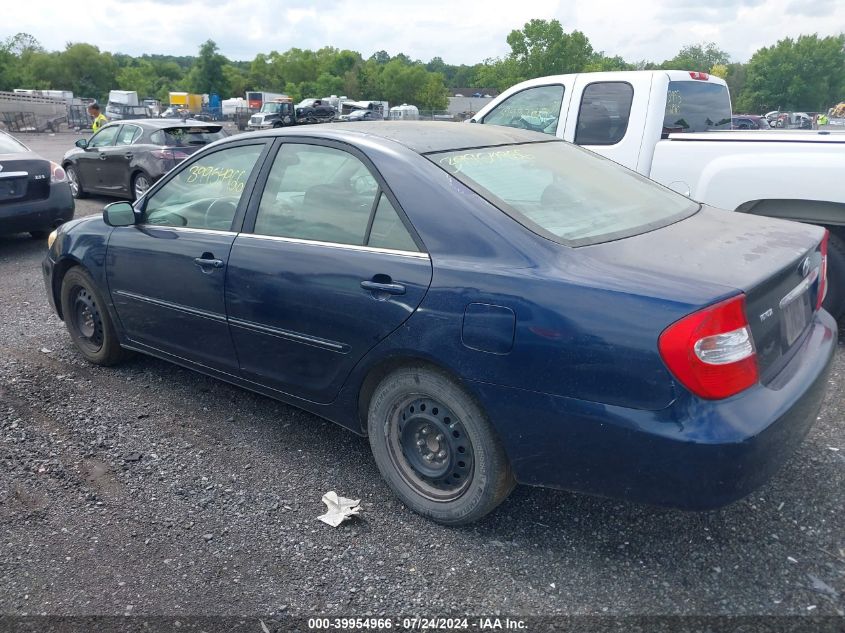 4T1BE30K52U604423 | 2002 TOYOTA CAMRY