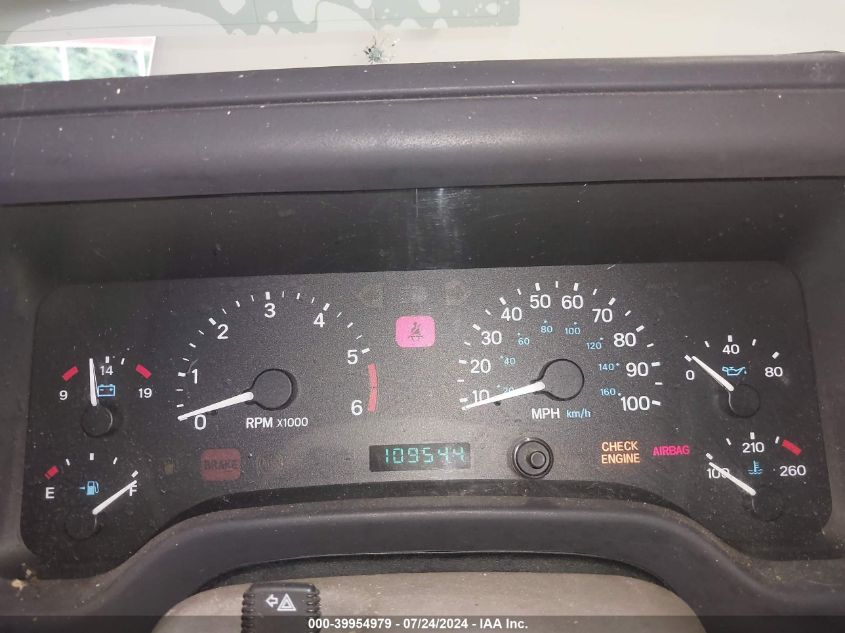 1997 Jeep Wrangler Se VIN: 1J4FY29P7VP549721 Lot: 39954979