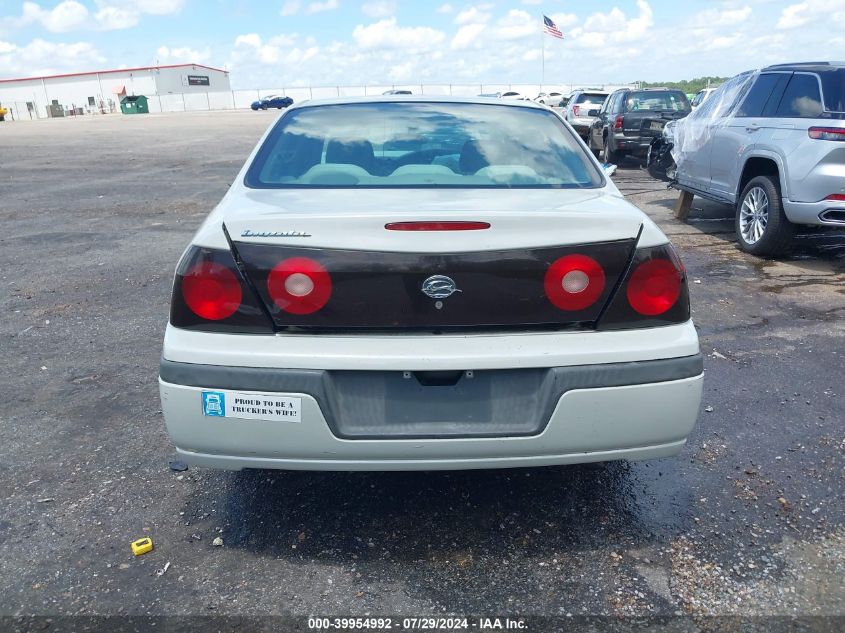 2004 Chevrolet Impala VIN: 2G1WF52E449398848 Lot: 39954992