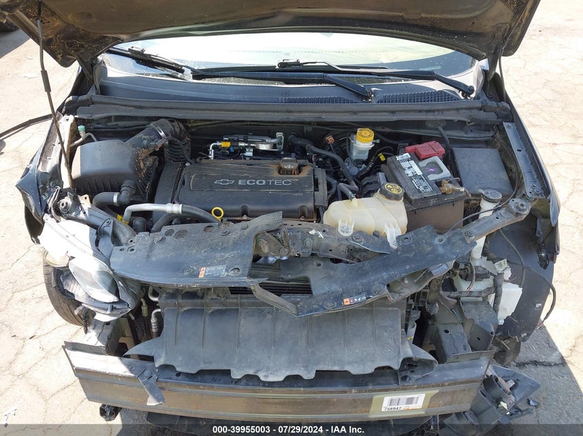 2018 Chevrolet Sonic Lt Auto VIN: 1G1JD5SGXJ4120522 Lot: 39955003