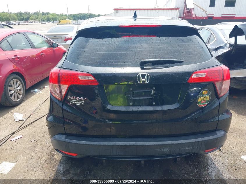 2016 Honda Hr-V Lx VIN: 3CZRU5H36GM743478 Lot: 39955009