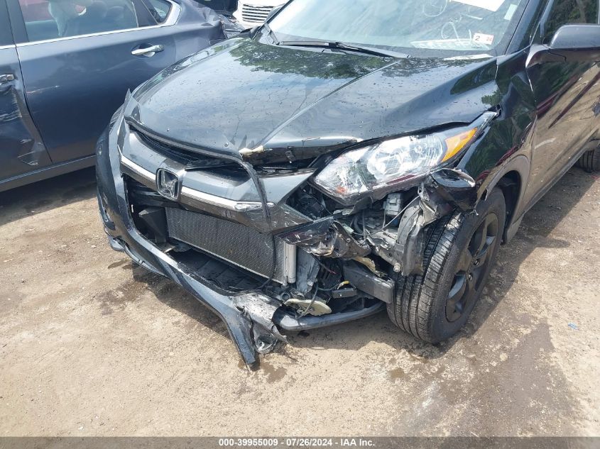 2016 Honda Hr-V Lx VIN: 3CZRU5H36GM743478 Lot: 39955009