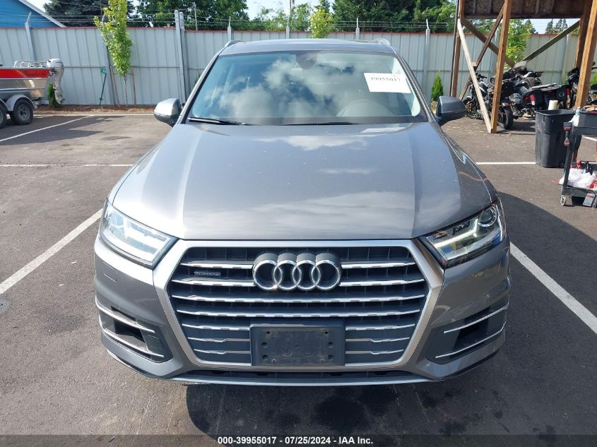 2017 Audi Q7 3.0T Premium VIN: WA1LAAF78HD039440 Lot: 39955017