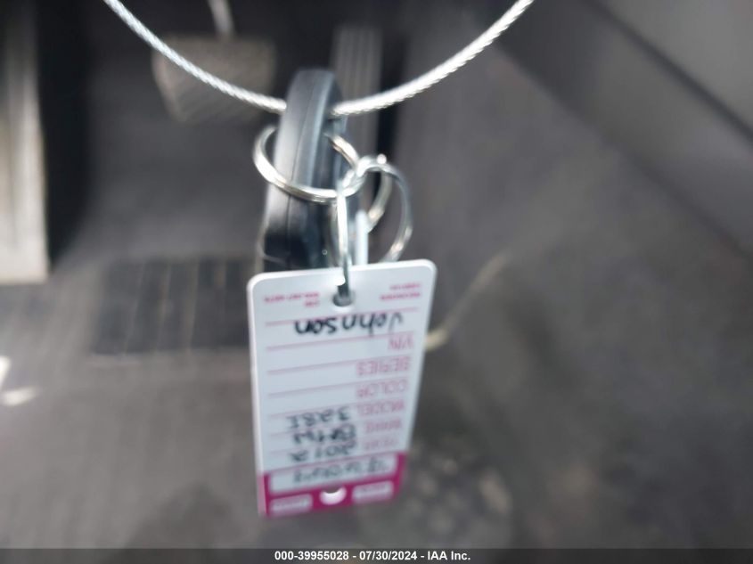 2012 BMW 328I VIN: WBA3A5C59CF345637 Lot: 39955028