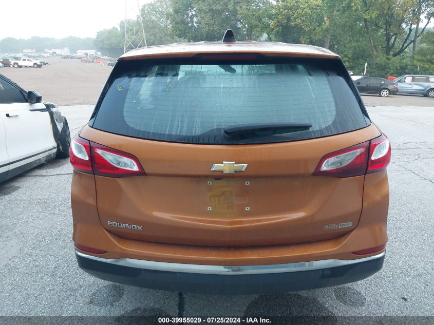 2018 Chevrolet Equinox Ls VIN: 2GNAXHEV9J6104781 Lot: 39955029