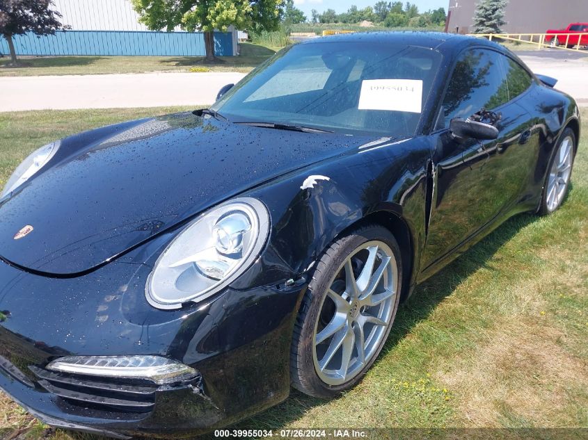 2014 Porsche 911 Carrera VIN: WP0AA2A96ES106846 Lot: 39955034