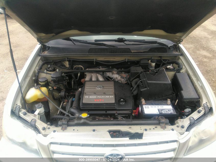 2002 Toyota Highlander Limited V6/V6 VIN: JTEHF21A720049411 Lot: 39955047