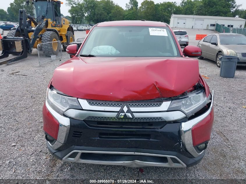 2019 Mitsubishi Outlander Le/Se/Sel VIN: JA4AD3A32KZ042777 Lot: 39955070