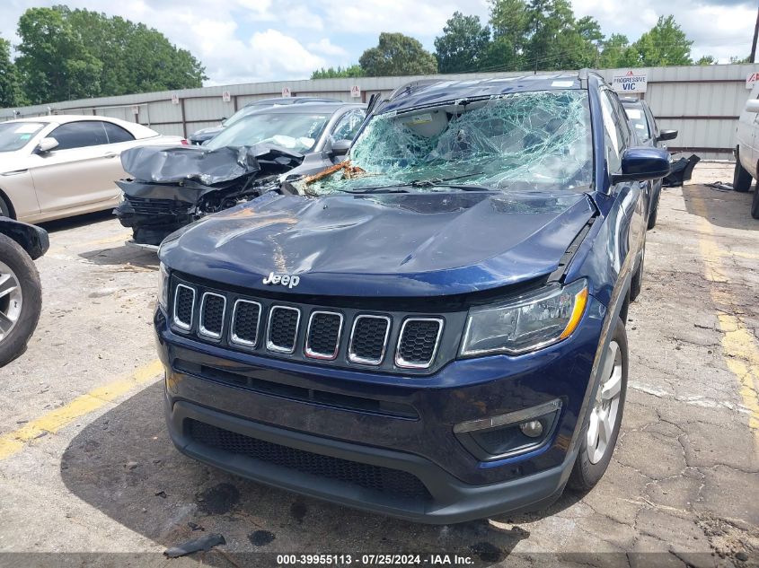 2018 Jeep Compass Latitude Fwd VIN: 3C4NJCBB1JT411947 Lot: 39955113