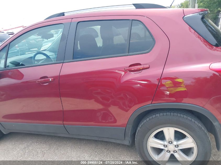 2021 Chevrolet Trax 1Lt VIN: KL7CJLSM5MB365809 Lot: 39955124