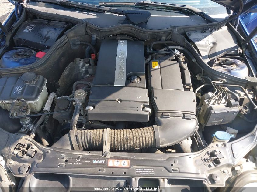 2005 Mercedes-Benz C 230 Kompressor Sport VIN: WDBRF40J05F697114 Lot: 39955125