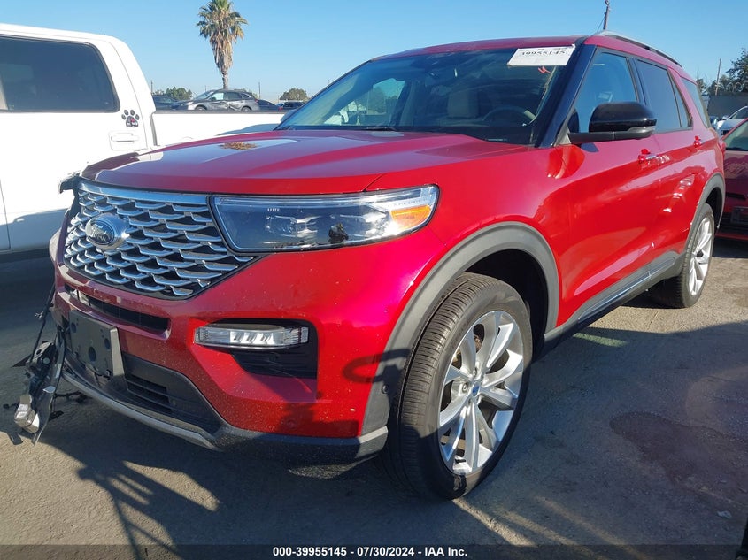 VIN 1FM5K8HC5NGA24690 2022 FORD EXPLORER PLATINUM