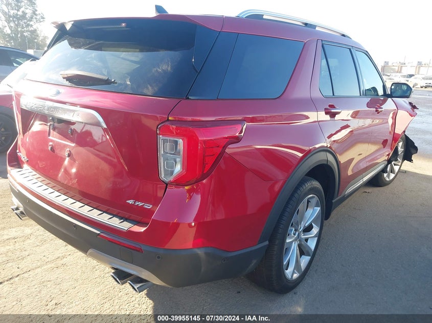VIN 1FM5K8HC5NGA24690 2022 FORD EXPLORER PLATINUM