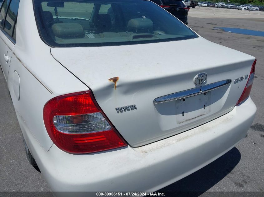 2003 Toyota Camry Le/Se/Xle VIN: 4T1BE32K33U134777 Lot: 39955151
