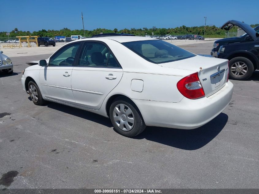 4T1BE32K33U134777 | 2003 TOYOTA CAMRY