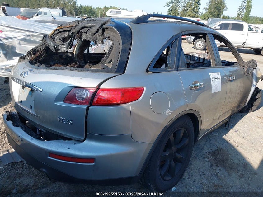 2004 Infiniti Fx35 VIN: JNRAS08W34X200794 Lot: 39955153