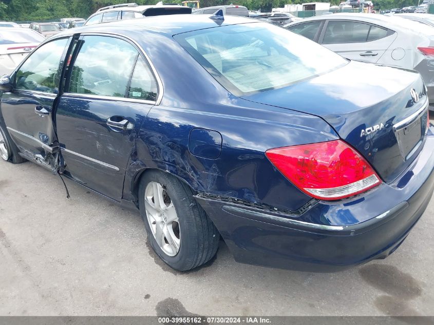 2006 Acura Rl 3.5 VIN: JH4KB16546C012511 Lot: 39955162