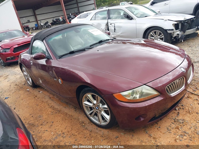 2003 BMW Z4 3.0I VIN: 4USBT53473LT21283 Lot: 39955200