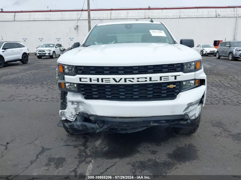 2022 Chevrolet Silverado 1500 Ltd 4Wd Short Bed Custom VIN: 1GCPYBEK1NZ238276 Lot: 39955206