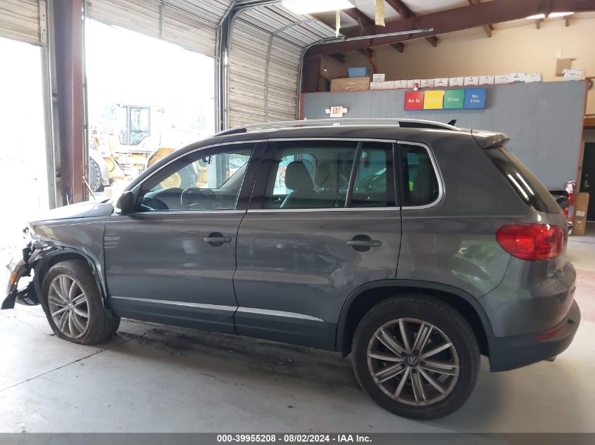 2012 Volkswagen Tiguan Se VIN: WVGAV7AXXCW002569 Lot: 39955208