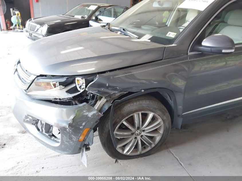 2012 Volkswagen Tiguan Se VIN: WVGAV7AXXCW002569 Lot: 39955208