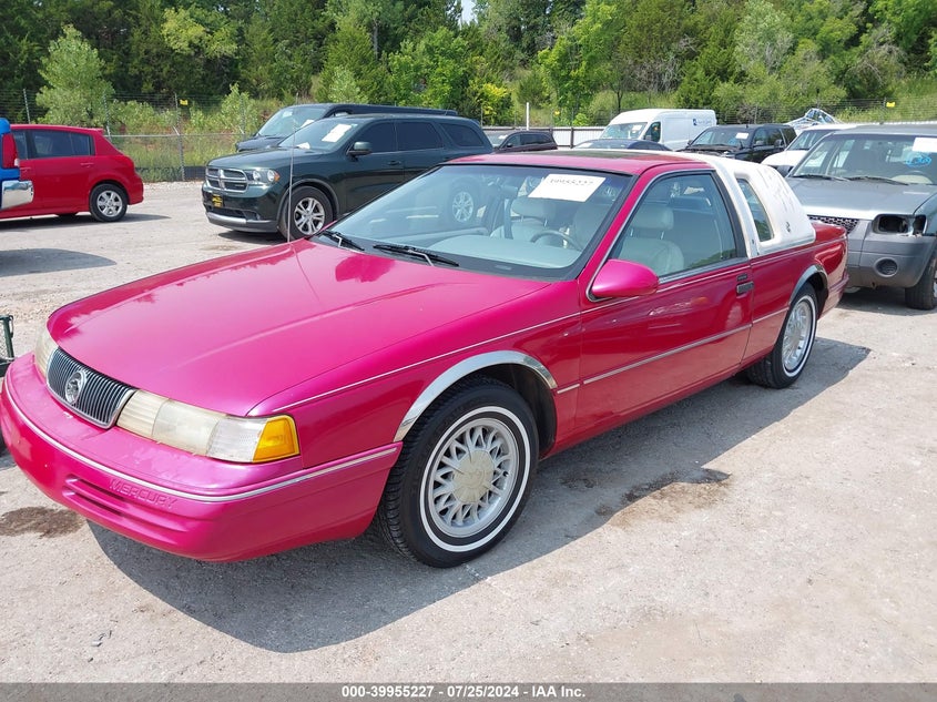 1993 Mercury Cougar Xr7 VIN: 1MEPM6244PH650031 Lot: 39955227