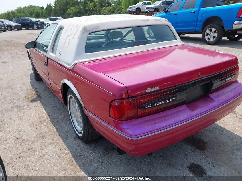 1993 Mercury Cougar Xr7 VIN: 1MEPM6244PH650031 Lot: 39955227