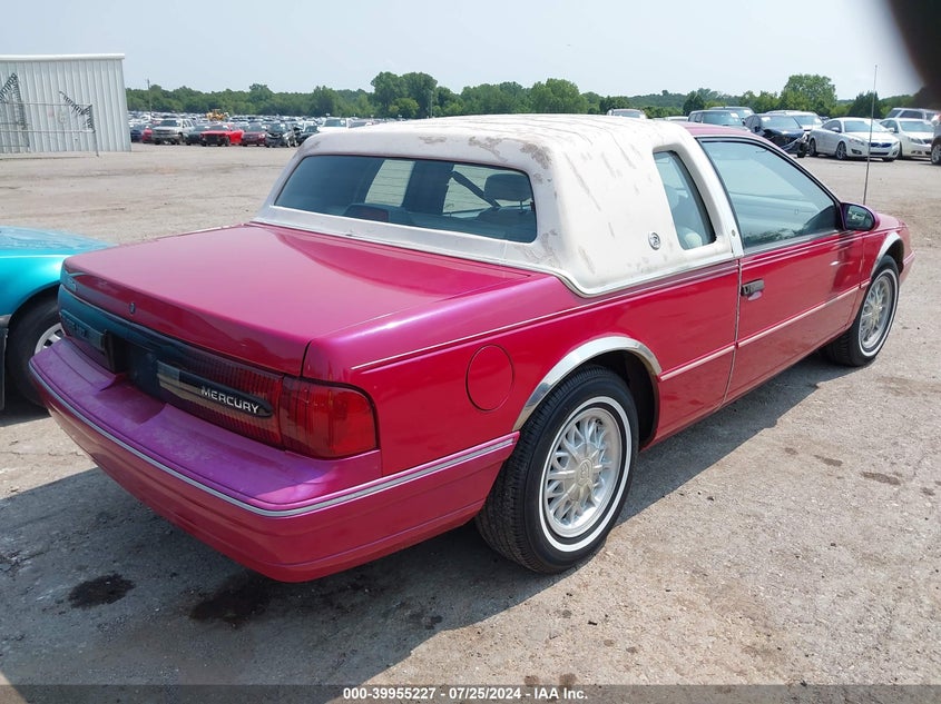 1993 Mercury Cougar Xr7 VIN: 1MEPM6244PH650031 Lot: 39955227