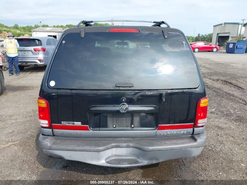 2000 Mercury Mountaineer VIN: 4M2ZU86P9YUJ07688 Lot: 39955237