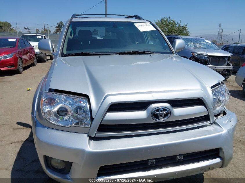 2006 Toyota 4Runner Limited V6 VIN: JTEZU17R168043774 Lot: 39955238