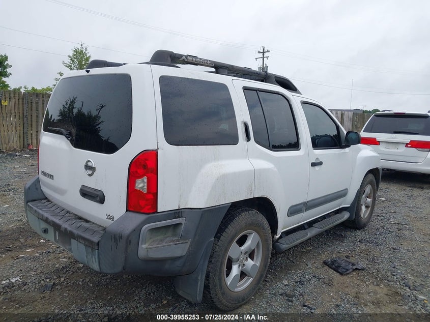 2005 Nissan Xterra Se VIN: 5N1AN08UX5C628405 Lot: 39955253