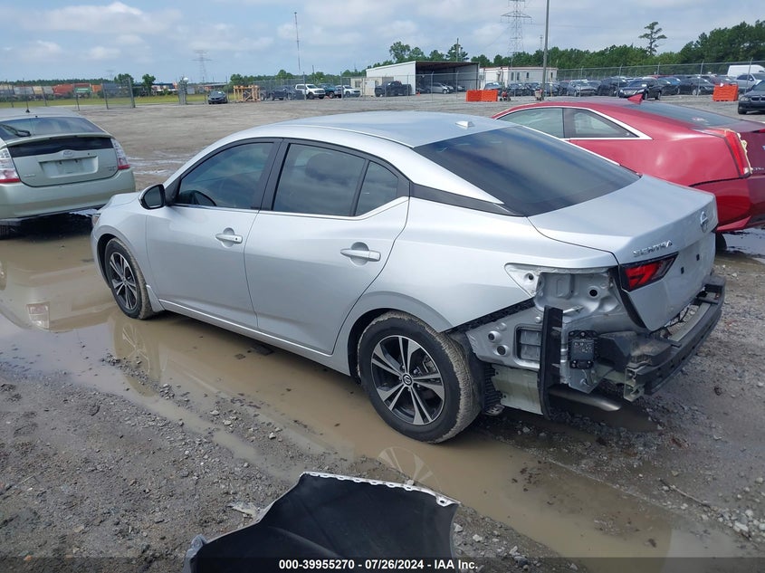 VIN 3N1AB8CV5MY268027 2021 NISSAN SENTRA SV XTRONIC CVT
