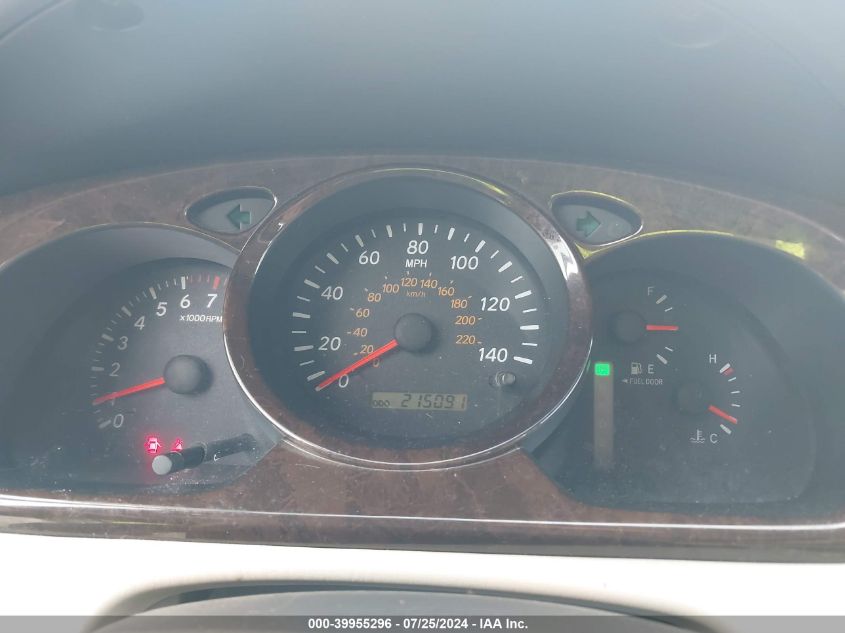 2002 Toyota Highlander Limited V6/V6 VIN: JTEHF21A720092758 Lot: 39955296