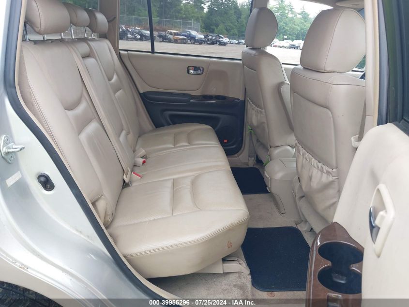 2002 Toyota Highlander Limited V6/V6 VIN: JTEHF21A720092758 Lot: 39955296