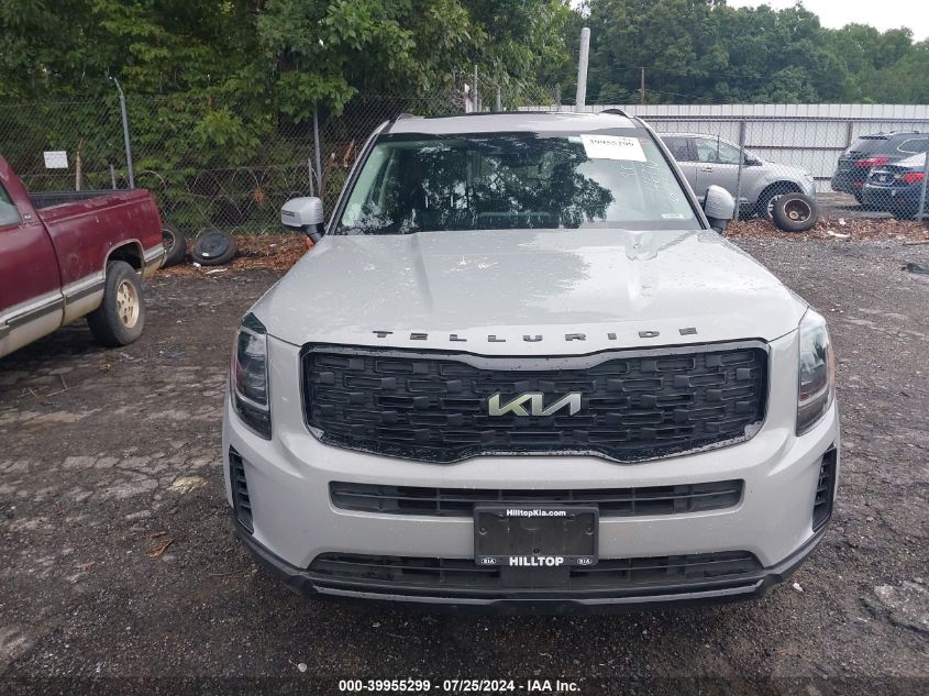 2022 Kia Telluride Ex VIN: 5XYP3DHC4NG244621 Lot: 39955299