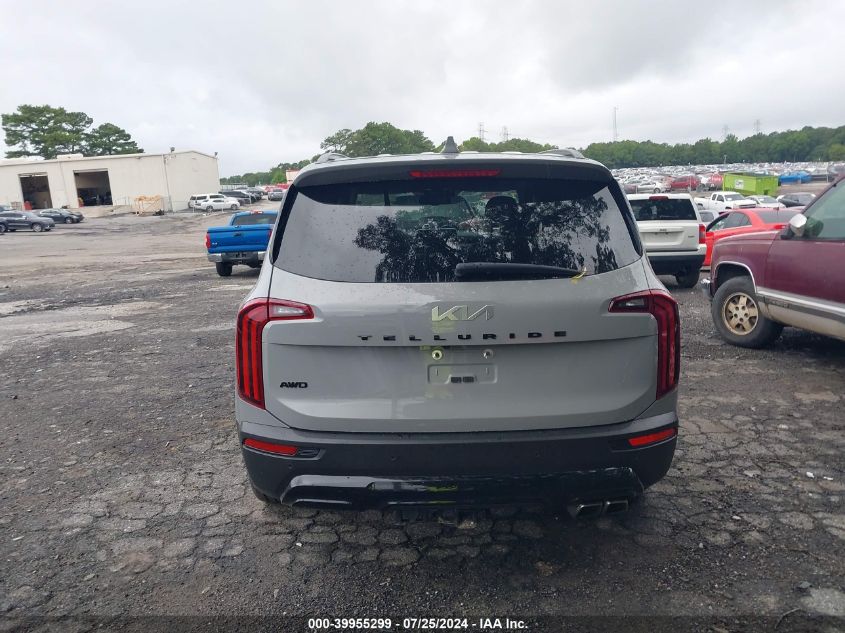 2022 Kia Telluride Ex VIN: 5XYP3DHC4NG244621 Lot: 39955299